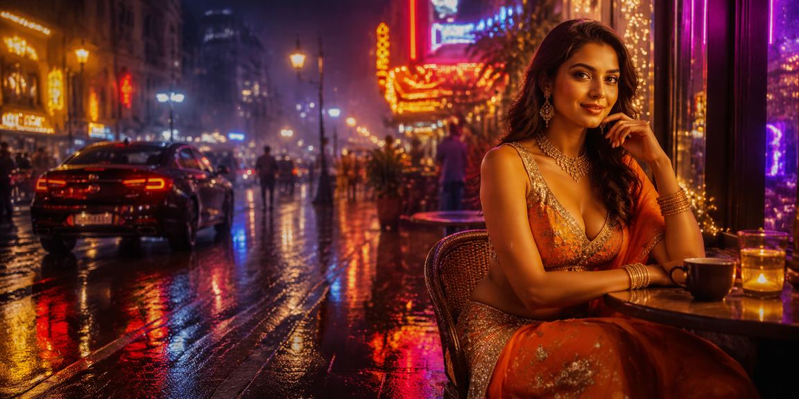 Mumbai betting area with Bollywood movie screens